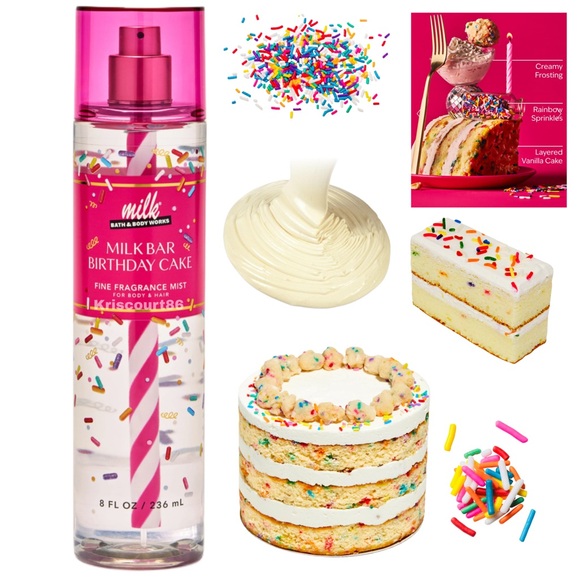 BBW Milk Bar Birthday Cake 2PC NEW FULL-SIZE - Picture 14 of 16